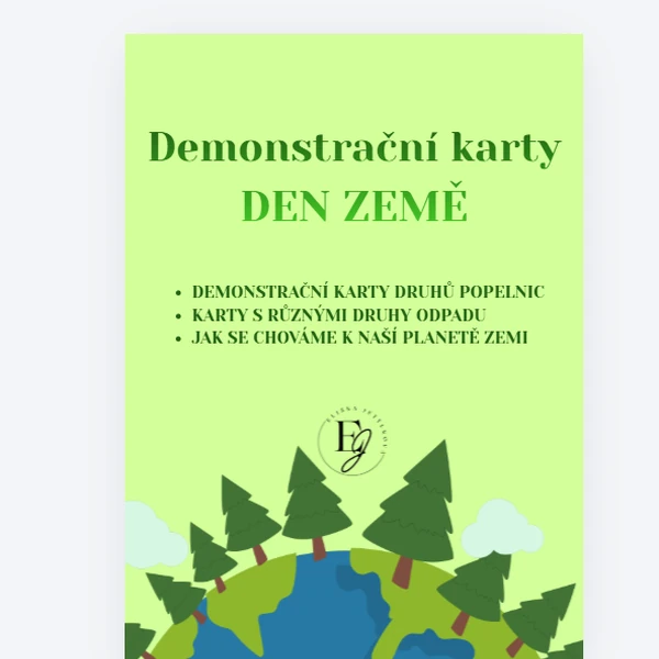 Den země - demonstrační obrázky 
