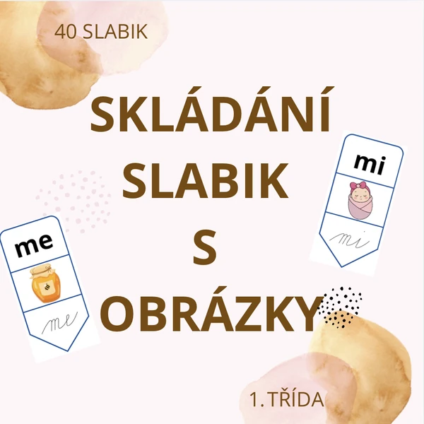 Skládání slabik s obrázky