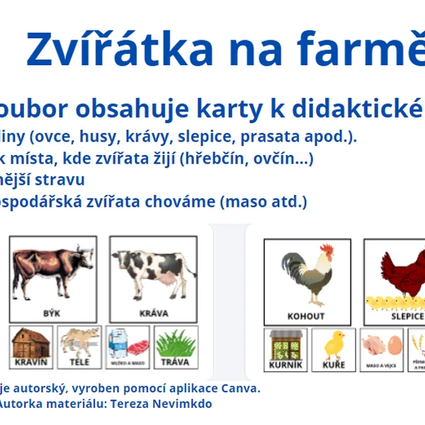 Zvířátka na farmě