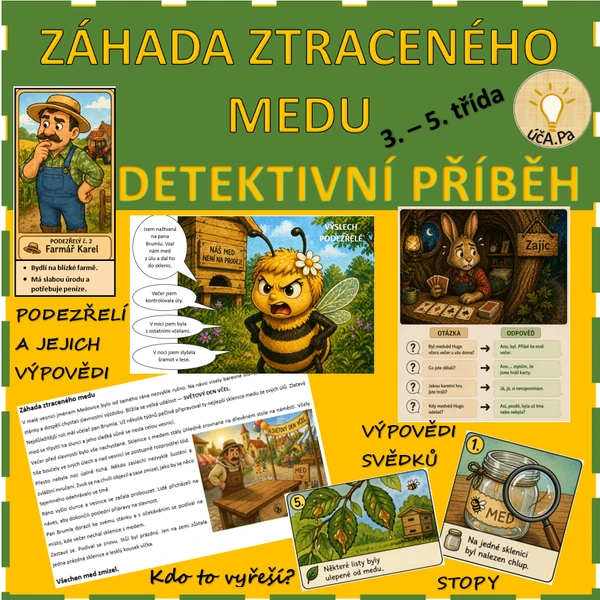 ZÁHADA ZTRACENÉHO MEDU - DETEKTIVNÍ PŘÍBĚH