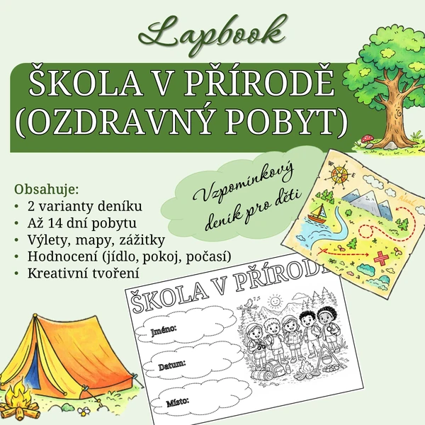 Lapbook: Škola v přírodě
