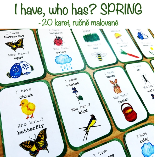 I have, who has - Já mám, kdo má? Spring