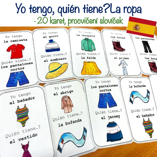 Yo tengo, quién tiene? La ropa