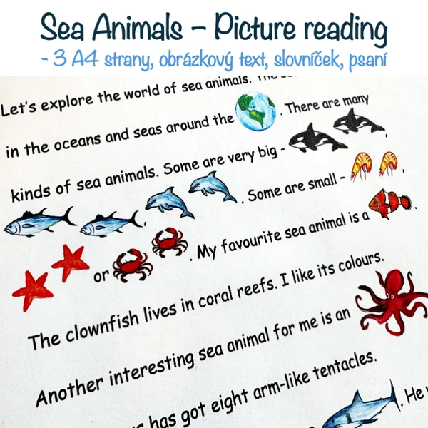 Picture reading - Sea Animals
