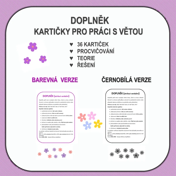 KARTIČKY PRO PRÁCI S VĚTOU – DOPLNĚK