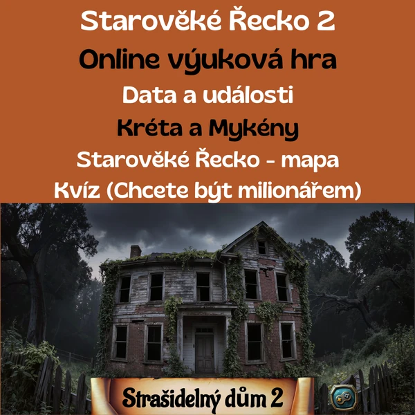 Starověké Řecko 2 - interaktivní úniková hra