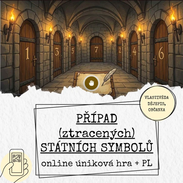 Státní symboly ČR (úniková hra) vč. pracovního listu