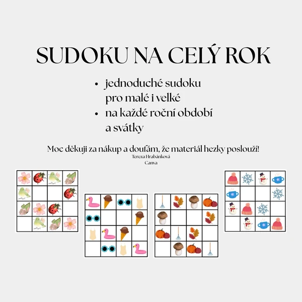 Sudoku na celý rok