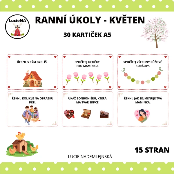 RANNÍ ÚKOLY KVĚTEN