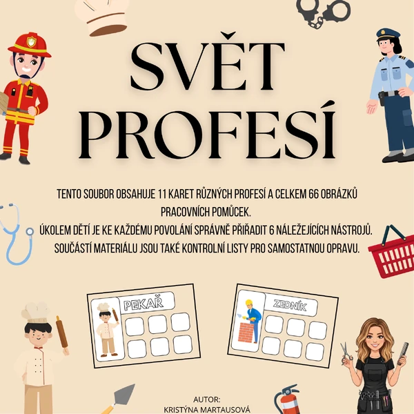 Svět profesí - Nástroje v rukou profesionálů