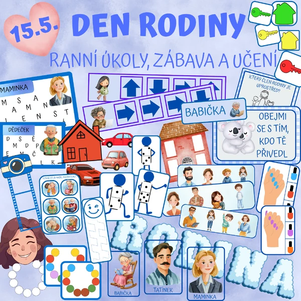 DEN RODINY - ranní úkol, zábava a učení