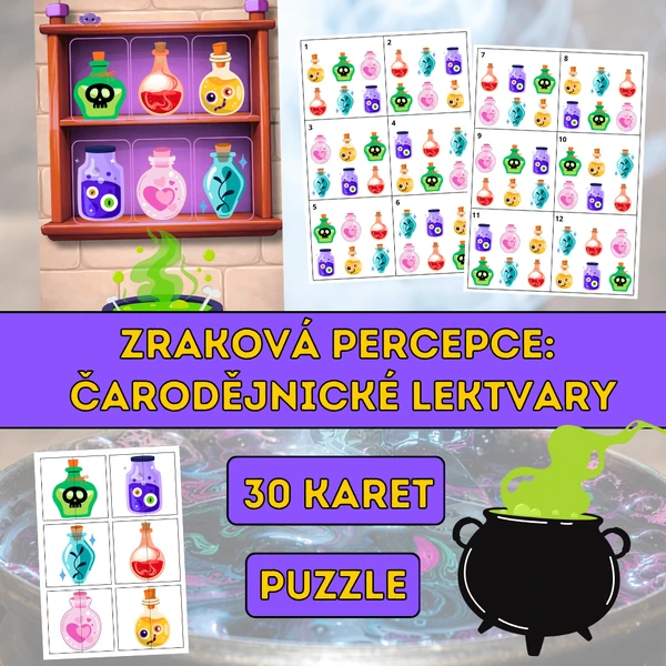 Zraková percepce: Čarodějnické lektvary