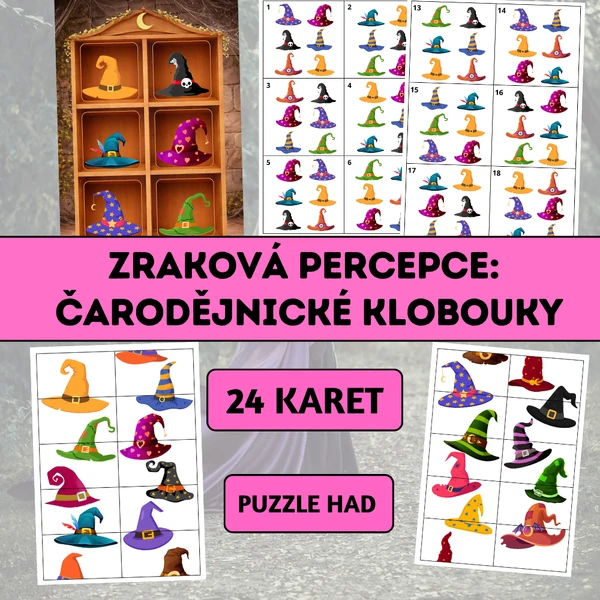 Zraková percepce: Čarodějnické klobouky
