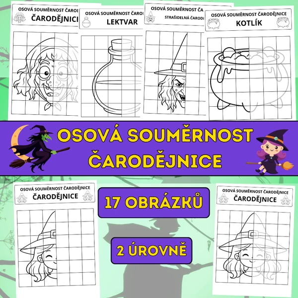 Osová souměrnost: Čarodějnice