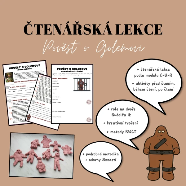 POVĚST O GOLEMOVI - ČTENÁŘSKÁ LEKCE
