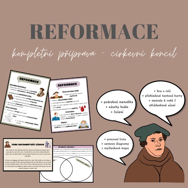 REFORMACE: KOMPLETNÍ PŘÍPRAVA, DRAMATIZACE, RWCT