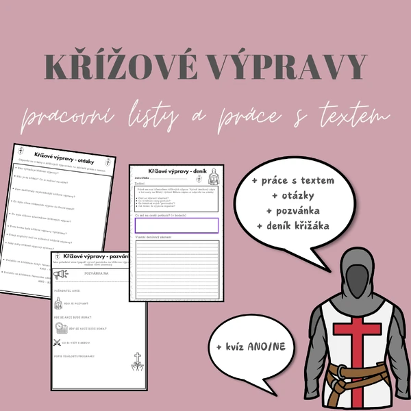 Křížové výpravy - přípravy, tvůrčí metody