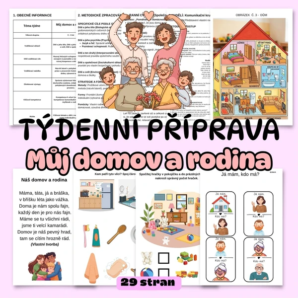 TÝDENNÍ PŘÍPRAVA - Můj domov a rodina