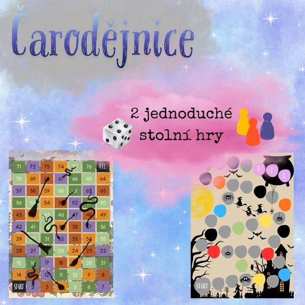 2 stolní hry - Čarodějnice