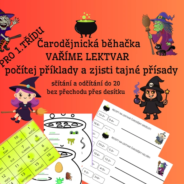 Čarodějnická běhačka - vaříme lektvar