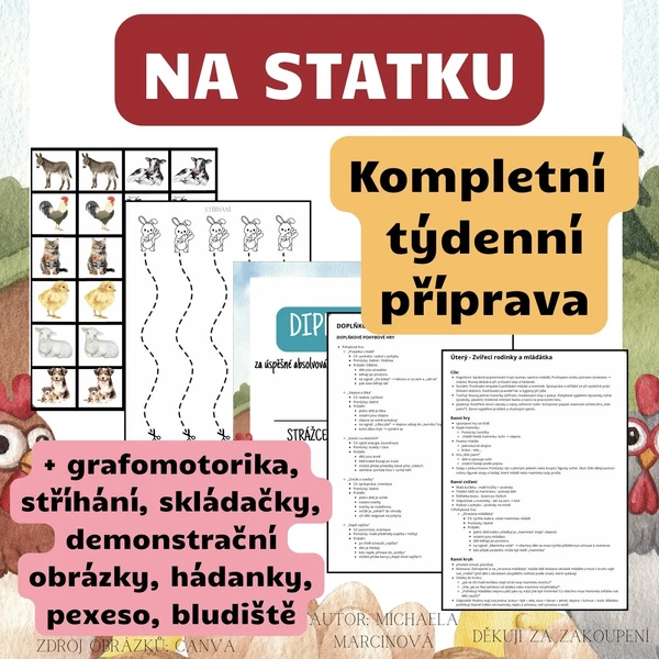 NA STATKU - Kompletní týdenní příprava - FARMA