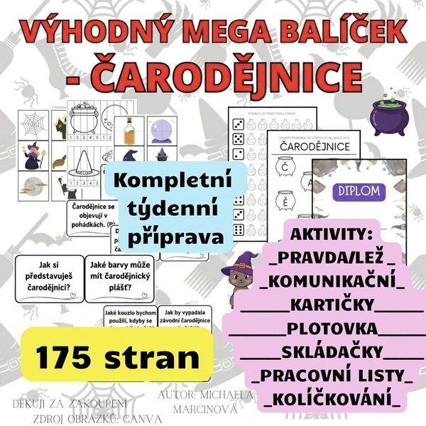 ČARODĚJNICE - výhodný MEGA balíček