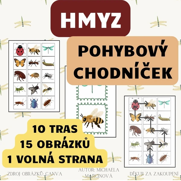 HMYZ - pohybový chodníček