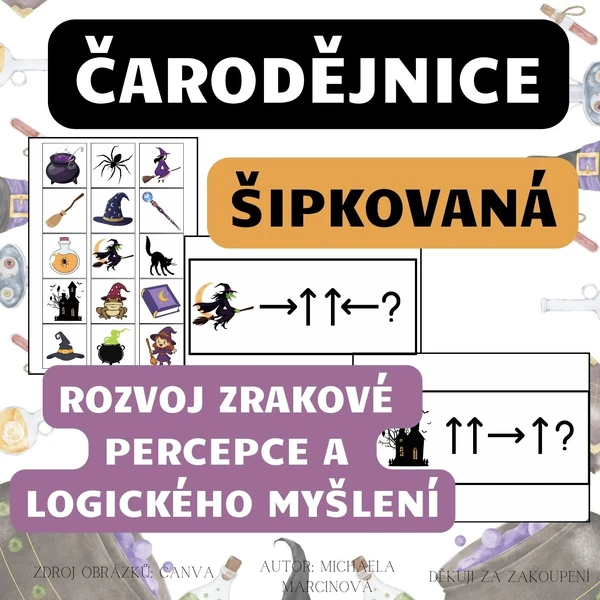 ČARODĚJNICE - šipkovaná