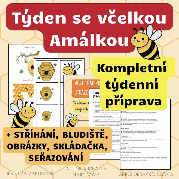 VČELY - Kompletní týdenní příprava