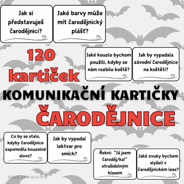 ČARODĚJNICE - 120 otázek do komunitního kruhu