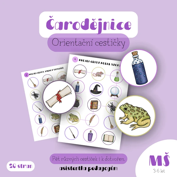 Čarodějnice- Orientační hra - Cestičky/Labyrint