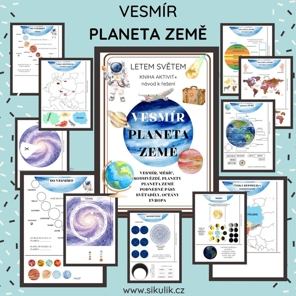 VESMÍR A PLANETA ZEMĚ kniha aktivit