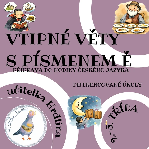 Vtipné věty s písmenem Ě