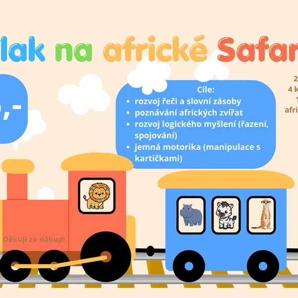 Vlak na africké Safari 
