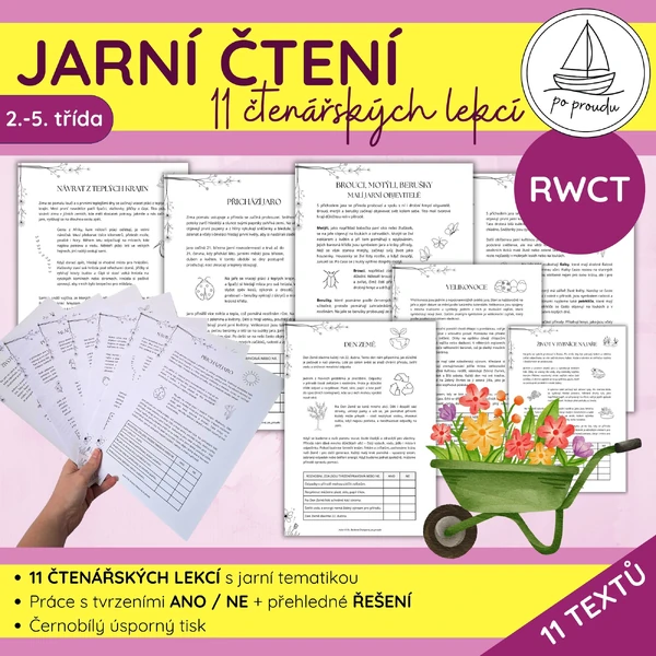 Jarní čtení s porozuměním | 11 čtenářských lekcí