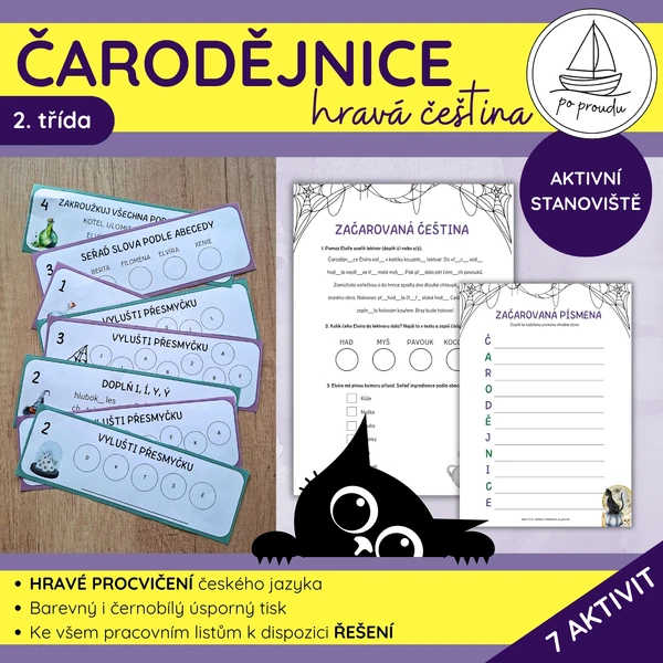 Čarodějnice | hravá čeština pro 2. třídu