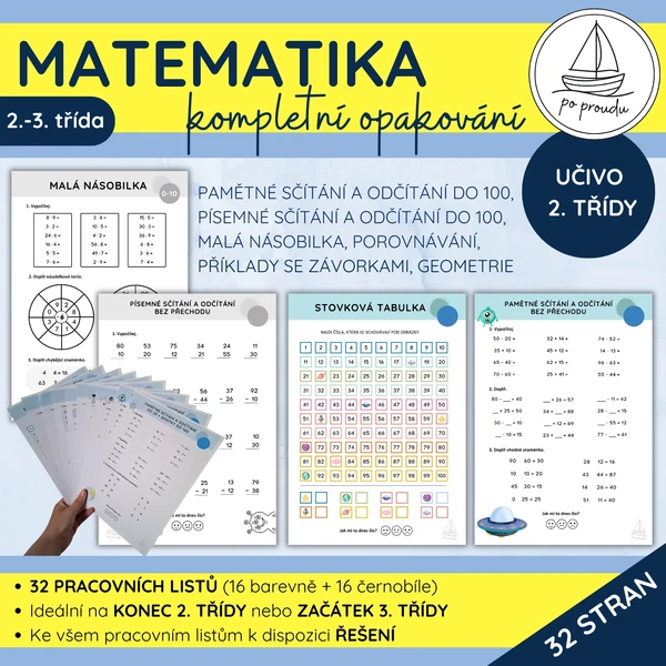 Matematika pro 2. třídu | kompletní opakování
