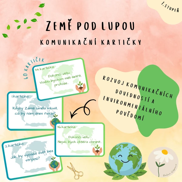 Země pod lupou – komunikační kartičky