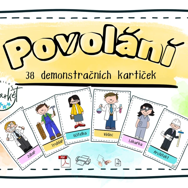 POVOLÁNÍ - 38 demonstračních kartiček 