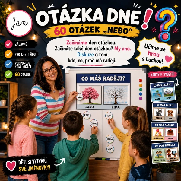 OTÁZKA DNE - co máš raději? 1. - 5. třída
