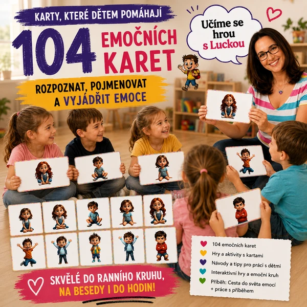 Emoce - 104 emočních karet