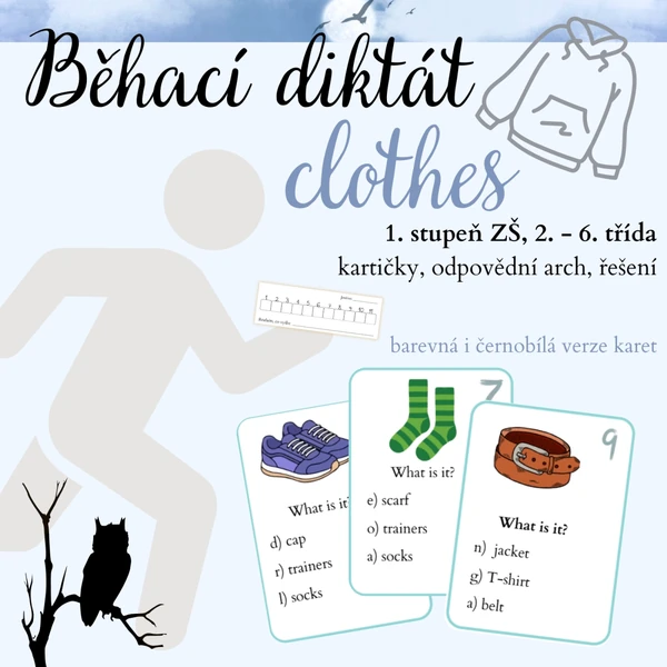 Clothes - běhací diktát