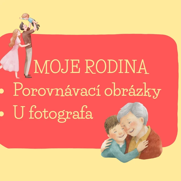 Moje rodina - porovnávací obrázky, U fotografa