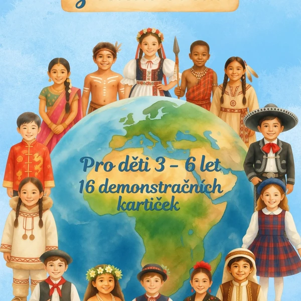 Děti z celého světa - demonstrační kartičky