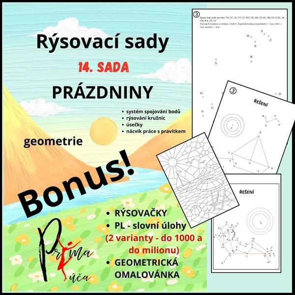 RÝSOVÁNÍ - PRÁZDNINY - 14. sada