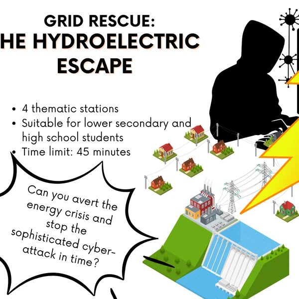 Cybersecurity Escape Room: Grid Rescue | STEM Hydroelectric Power Challenge