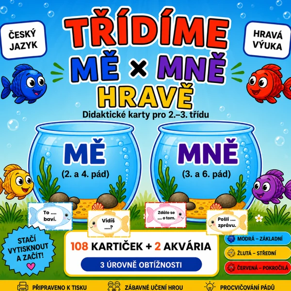 TŘÍDÍME MĚ × MNĚ HRAVĚ