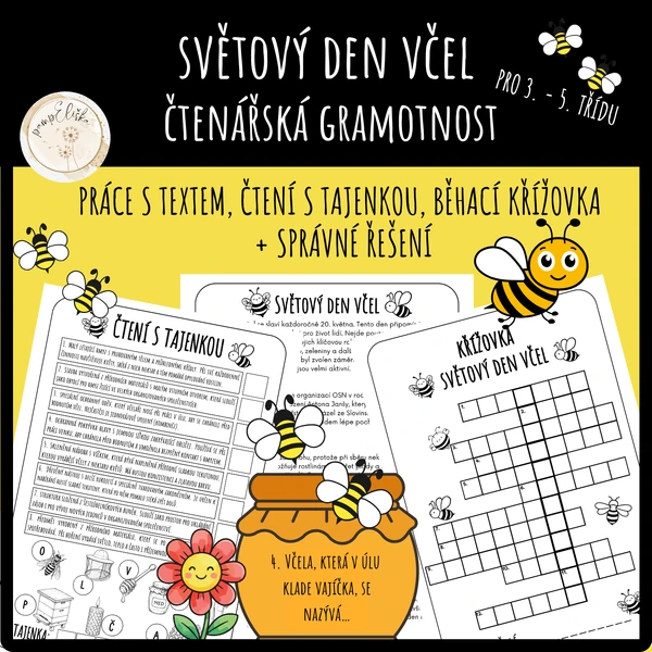 Světový den včel - čtenářská gramotnost