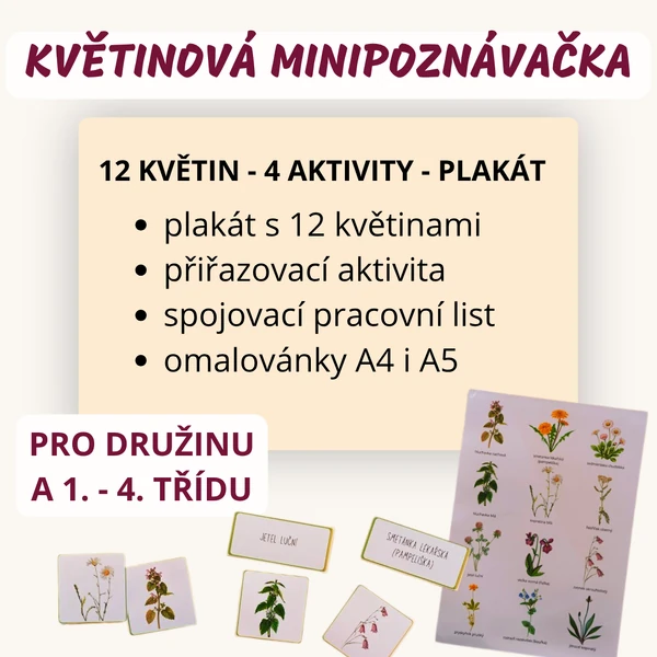 Květinová minipoznávačka