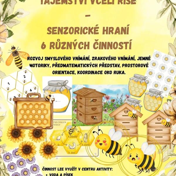 Tajemství včelí říše - senzorické hraní 